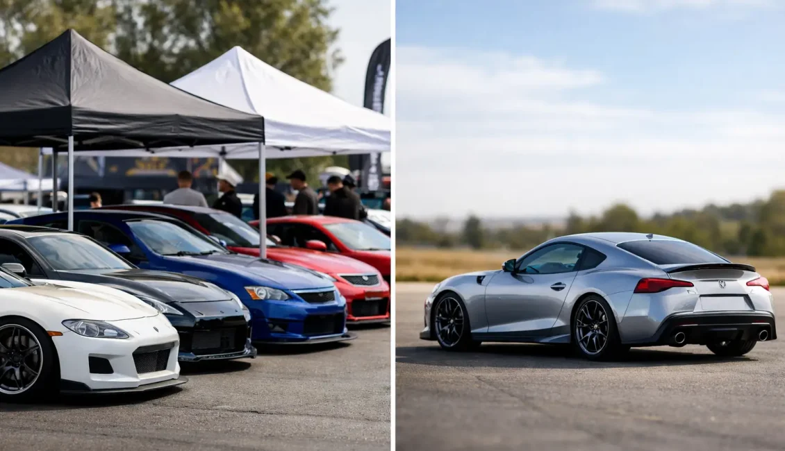 Car Club Stand Versus Solo Entry