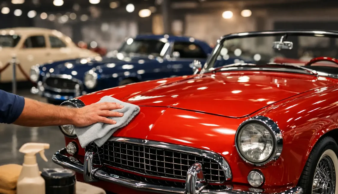 How to Prepare a Classic Car Display