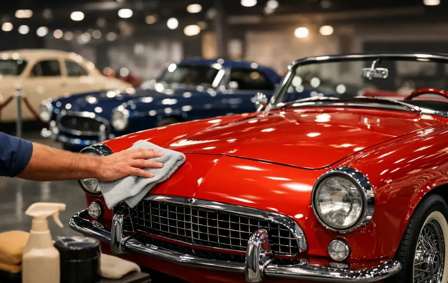How to Prepare a Classic Car Display
