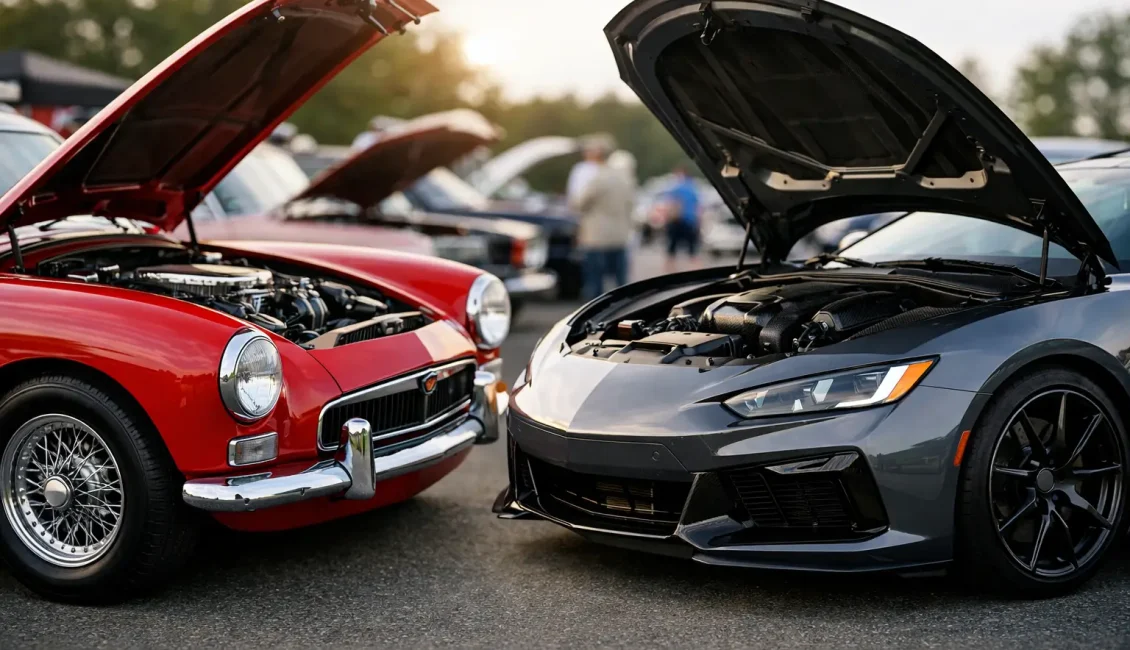 Classic Versus Modern Car Shows Compared