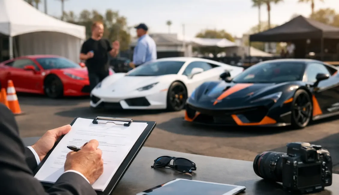 How to Plan a Supercar Show Day Like a Pro