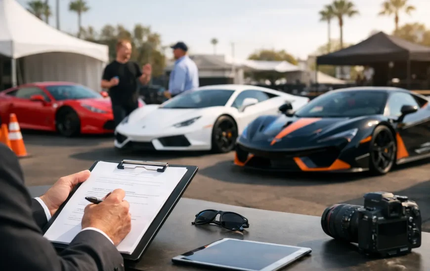 How to Plan a Supercar Show Day Like a Pro